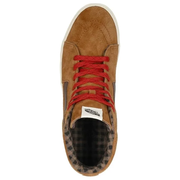 Vans SK8-HI VN000CMXN1Z1 Kahverengi-Siyah Spor Ayakkabı - Görsel 7
