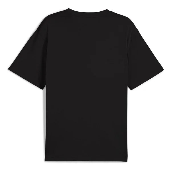 Puma Essentials Relaxed No. 1 Logo 689153-01 Siyah Kısa Kollu Bisiklet Yaka Erkek Tişört - Görsel 4