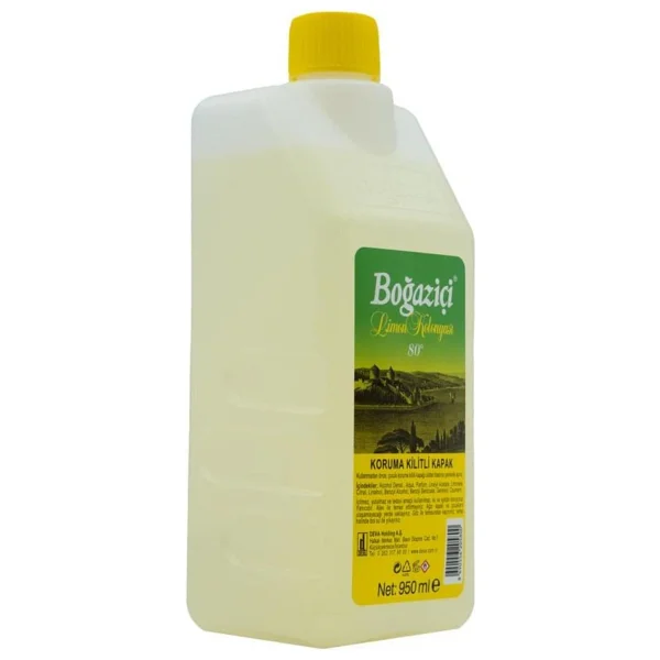 Boğaziçi Limon Kolonyası 80 Derece Bidon 950 ml - Görsel 3