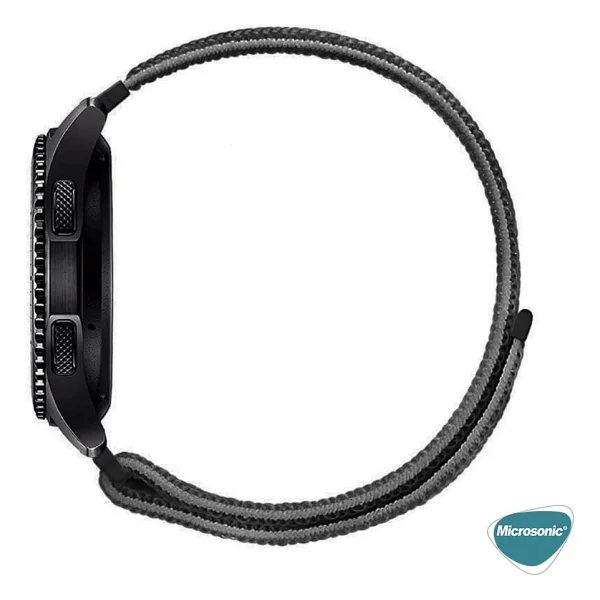 Microsonic Xiaomi Redmi Watch 2 Lite Koyu Pembe Woven Spor Kordon - Görsel 5