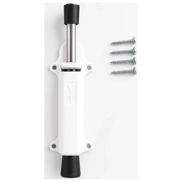 Proalet Basmalı Kapı Stoperi, 4 Vida Dahil, Dayanıklı Metal, Kolay Montajlı, Modern Tasarımlı Kapı Tutucu, Estetik ve Ergonomik İç Mekan Aksesuarı (Beyaz) - Görsel 7