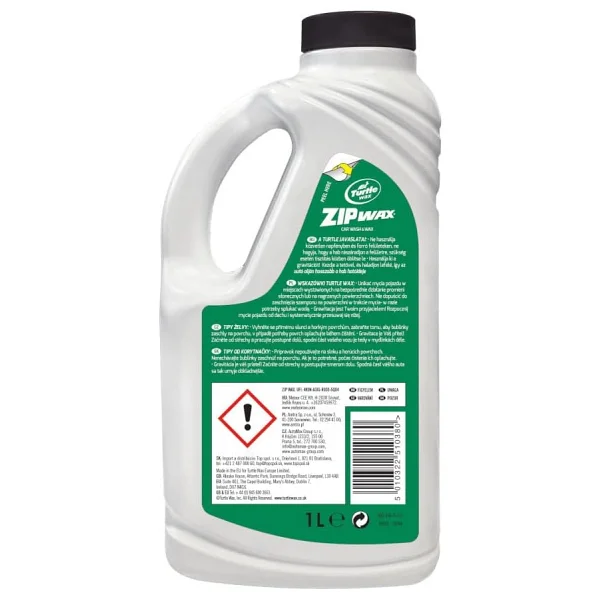 Turtle Wax Turtle Wax Zip Wax Cilalı Oto Yıkama Şampuanı 60 Yıkama 1 L+ Gojo Yıkama Eldiveni - Görsel 2