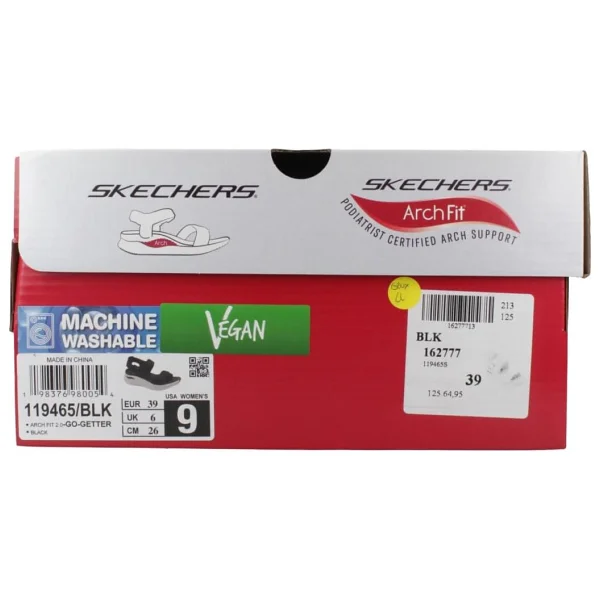 Skechers Arch Fit 2.0 119465-BLK Siyah Kadın Sandalet - Görsel 8