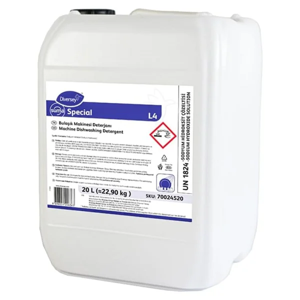 Diversey Suma Special L4 Bulaşık Makinesi Deterjanı 20 L - Görsel 3