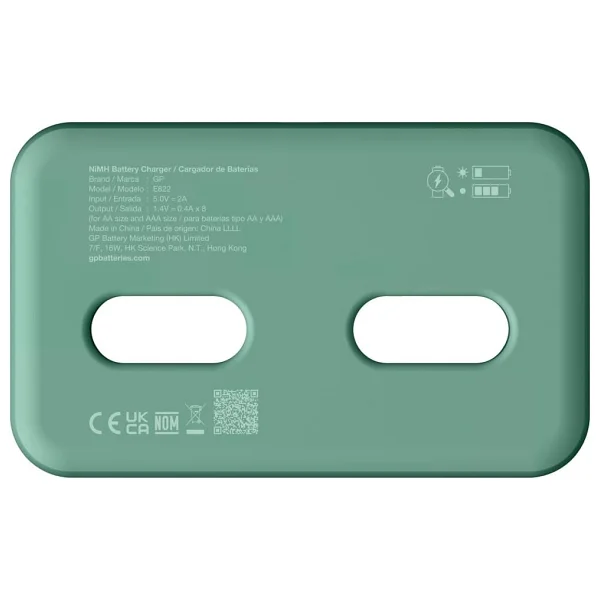 GP Recyko E822 8'li USB Pil Şarj Aleti - Görsel 4