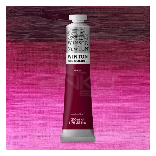 Winsor & Newton Winton 200 ml 380 Magenta Yağlı Boya - Görsel 2