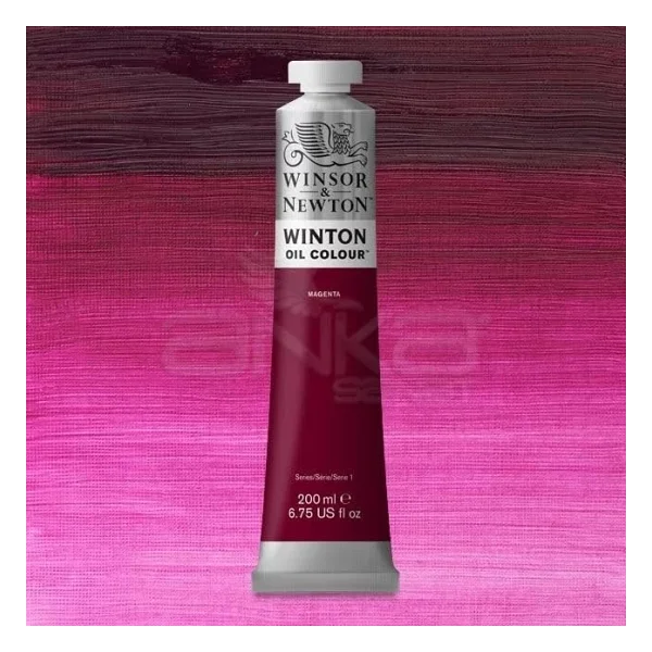 Winsor & Newton Winton 200 ml 380 Magenta Yağlı Boya - Görsel 4