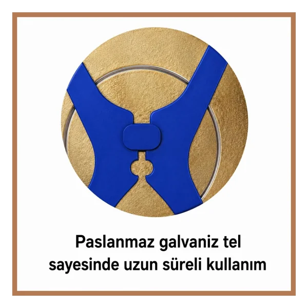 Büyük Mandal Plaj Havlusu Şezlong Sabitleyici Halı Asma Mandalı Çamaşır Klipsi Havlu Kıyafet Tutucu (4, Lila) - Görsel 4