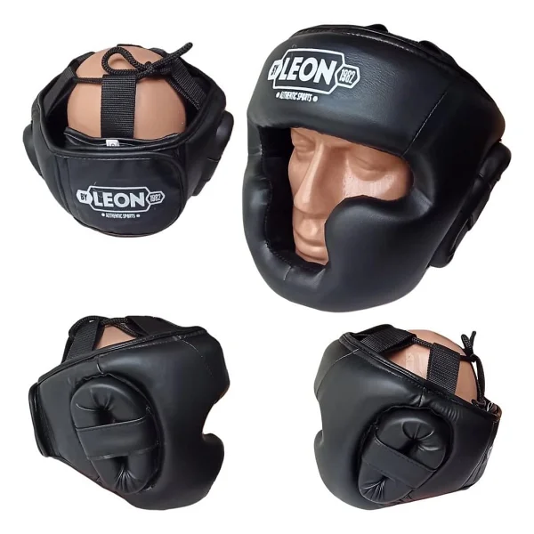 By Leon 1982 Hardy Boks, Muay Thai ve Kick-Boks Antrenman Kaskı (Siyah, XL) - Görsel 3