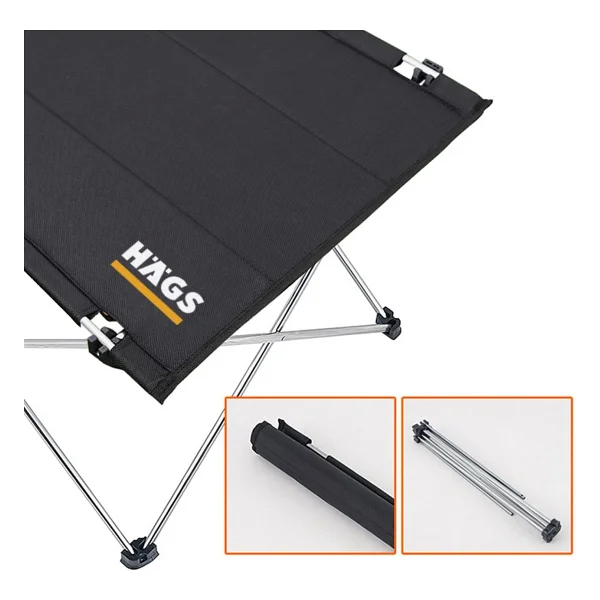 Haegs Ultralight 73x53 cm Kamuflaj Katlanır Kamp Masası - Görsel 7