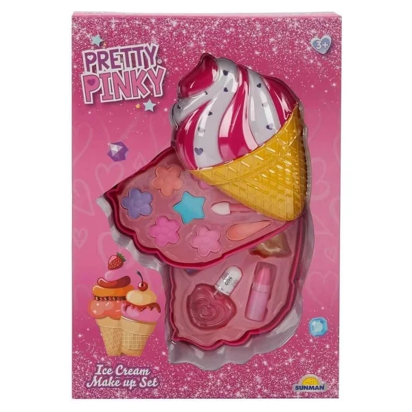 Pretty Pinky Dondurma Şekilli İki Katlı Makyaj Güzellik Seti 2595 - Görsel 2