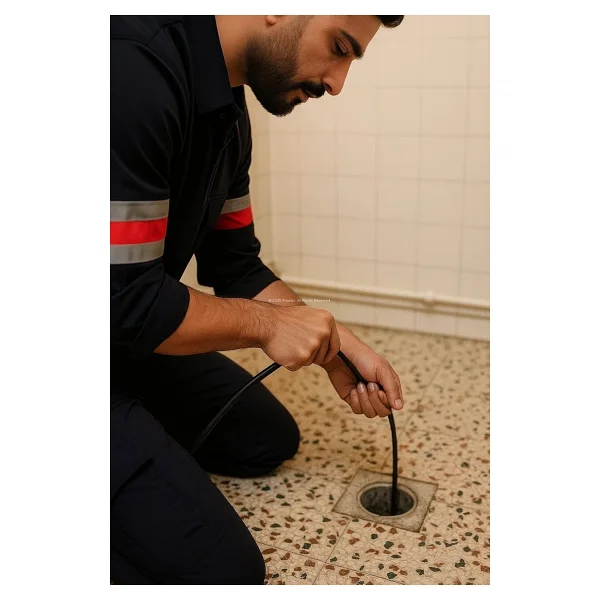 Proalet Kanal Açma Teli, 9 mm Kalınlık, Dayanıklı Metal Tel, Lavabo ve Gider Borusu Açacağı, Tıkanıklık Giderici, Spiral Tel, Ergonomik Sap, Kolay Kullanım, Lavabo, Tuvalet, Banyo, Küvet Açıcı (15 M) - Görsel 8