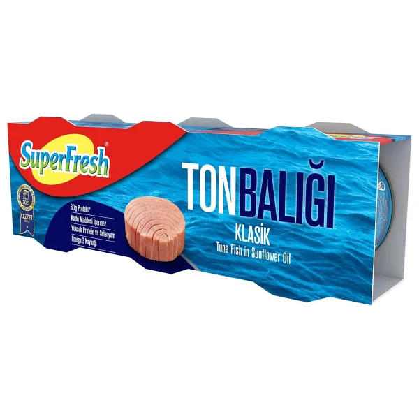 SuperFresh Ayçiçek Yağlı Ton Balığı 3x75 gr - Görsel 4