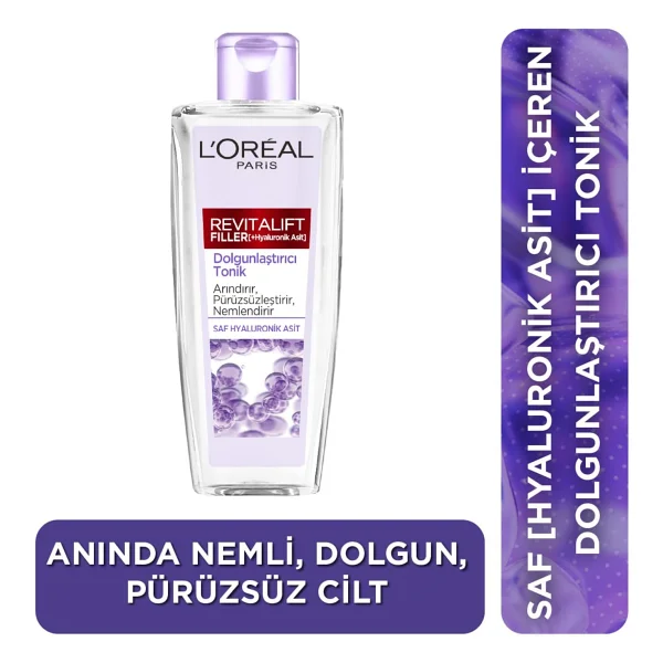 L'Oreal Paris Revitalift Filler Dolgunlaştırıcı Tonik 200 ml - Görsel 2