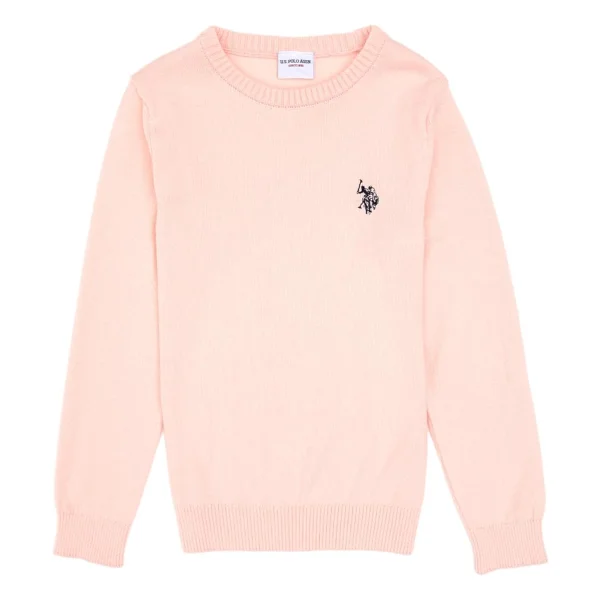 U.s. Polo Assn. Kız Çocuk Pudra Kazak /triko 50316808-vr042 Pudra - Görsel 3