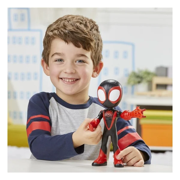 Marvel Spidey and His Amazing Friends Dev Figür Miles Morales F3988 - Görsel 6