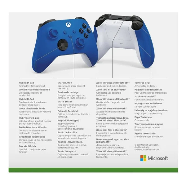 Microsoft Xbox Series 9. Nesil Mavi Kablosuz Oyun Kolu (Microsoft Türkiye Garantili) - Görsel 10
