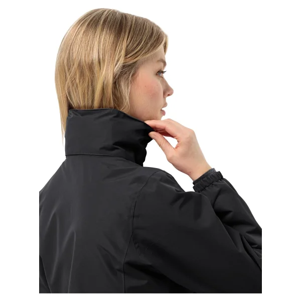 Jack Wolfskin Stormy Point 2L 1111202 Kapüşonlu Kadın Yağmurluk - Görsel 6