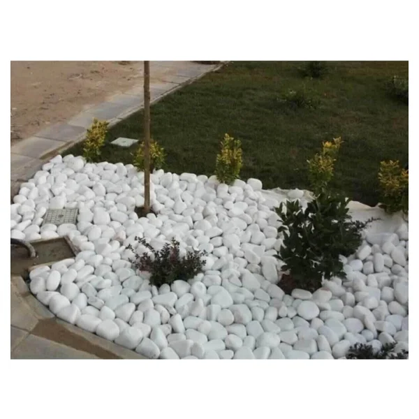 Ekodoğa Beyaz Dolomit Taş 25 Kg 4-6 Cm Dekoratif Taş Bahçe Süs Taşı Loche - Görsel 2