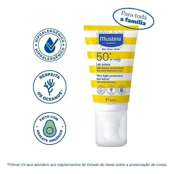 Mustela Çok Yüksek Koruma 40 ml 50 Faktör Güneş Losyonu - Görsel 4