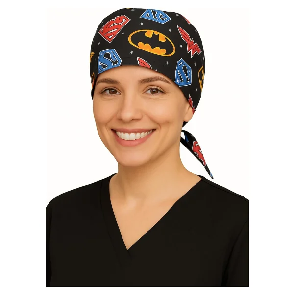 Desenli Doktor Hemşire Aşçı Cerrahi Bone Hastane Bone Bandana M017 - Görsel 2