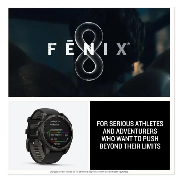 Garmin Fenix 8 47mm Solar Siyah Akıllı Saat - Görsel 8