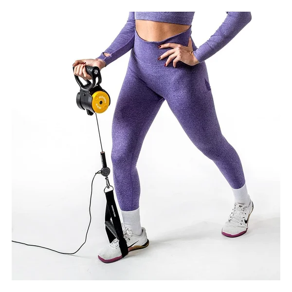 Handy Gym GO (Taşınabilir multi fonksiyonel fitness ve vücut geliştirme 18-35 kg dirençli cable crossover aleti) - Siyah - Görsel 3