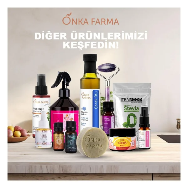 Onka Farma Gül Mayası - Suyu - Hidrosolü Tonik Yağı Alınmamış Doğal İçerik 100 ml - Görsel 5