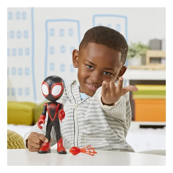 Marvel Spidey and His Amazing Friends Dev Figür Miles Morales F3988 - Görsel 4