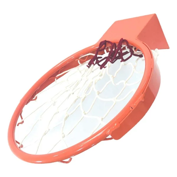Adelinspor Solid Kancalı 45 cm Sabit Basketbol Çemberi 4 mm Floş İp Basketbol Filesi Hediyeli - Görsel 9