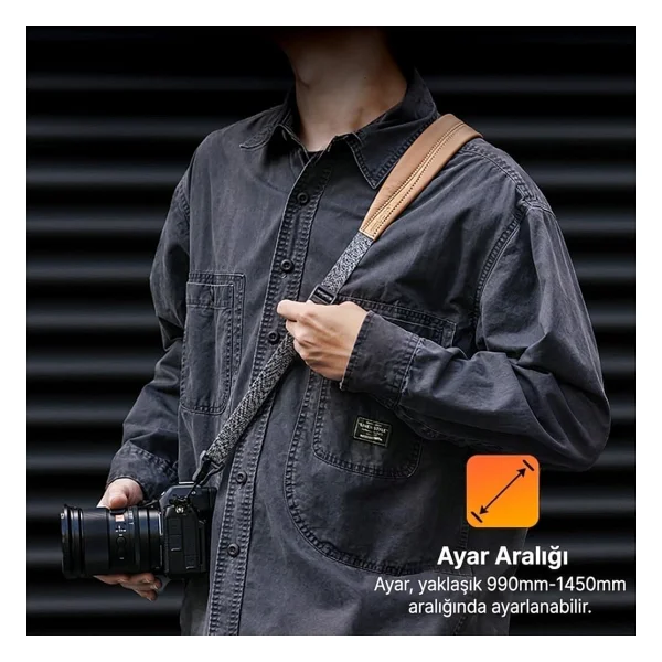 FALCAM Maglink Plus Magnetic Quick Release Fotoğraf Makinesi Askısı Gri - M00B5104 - Görsel 8