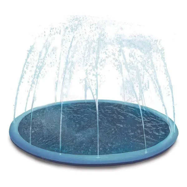 M-Pets Splash Aqua Mat Oyun Havuzu Fıskiyeli 100 cm S - Görsel 2