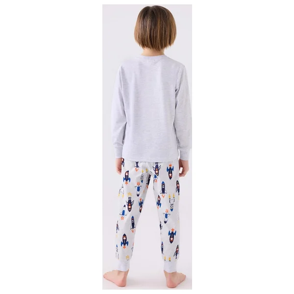 Rolypoly Erkek Çocuk Gri Pijama Takımı - Görsel 5