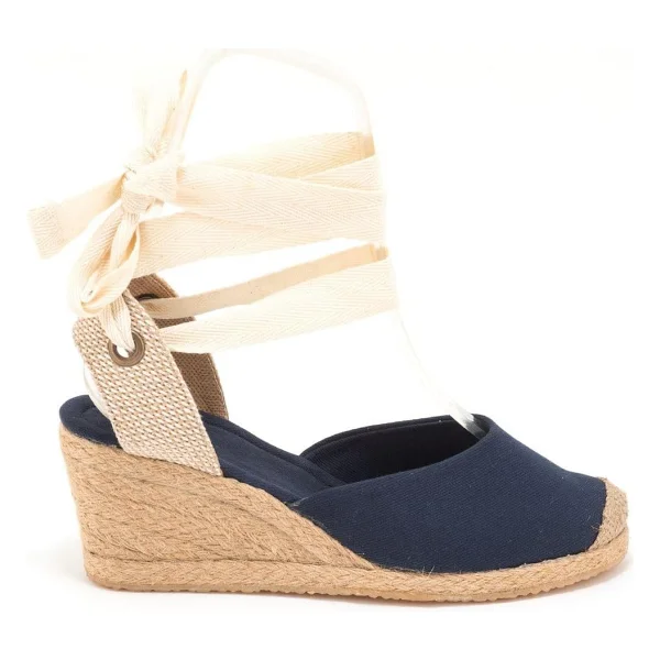 Gerçek Elişi Bej Ipli Dolgu Topuk Keten Espadril Handmade Bej 41 - Görsel 7