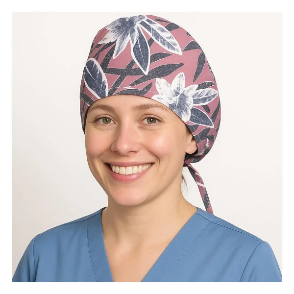 Okanmed Desenli Doktor Hemşire Aşçı Cerrahi Bone Hastane Bone Bandana M357 - Görsel 2