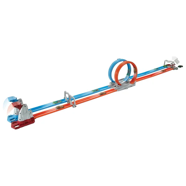 Hot Wheels Çift Çemberde Depar Pist Seti GFH85 - Görsel 3