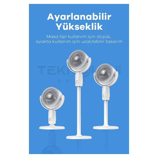 Torima F1 Air Fan Uzaktan Kumandalı Ayaklı Vantilatör - Görsel 10