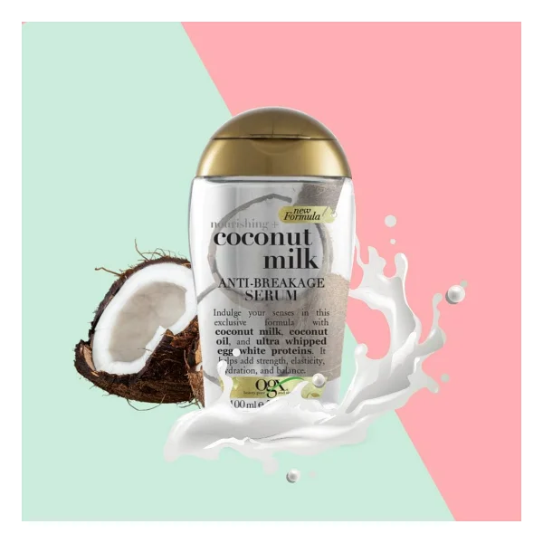 Ogx Coconut Milk 100 ml Besleyici ve Kırılma Karşıtı Serum - Görsel 8