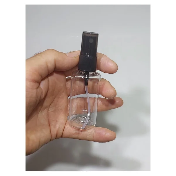 Paradise 10 Adet Boş Şişe Spreyli Kolonya Şişesi Doldurulabilir Cep Plastik Parfüm Şişesi 50 Ml Siyah 869743172103 - Görsel 2