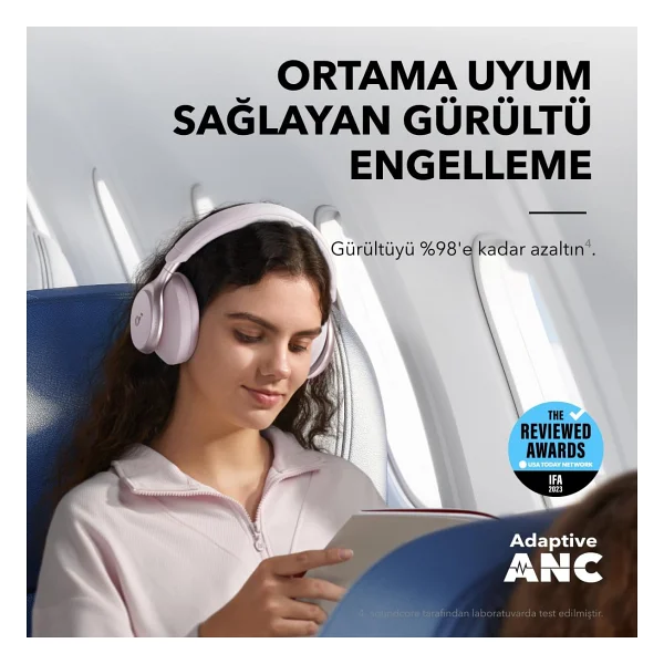 Anker SoundCore Space One ANC Kulak Üstü Bluetooth Kulaklık - Görsel 3