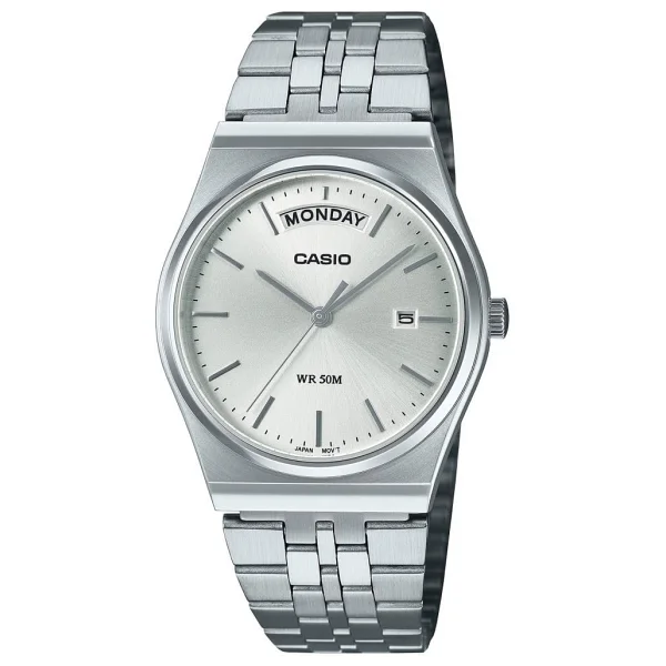 Casio Standart MTP-B146D-2AVDF Gümüş-Mavi Erkek Kol Saati - Görsel 4