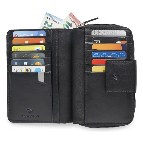 Kadın Cüzdan & Kartlık 41293301 RoncatoWOMEN'S WALLET PASCAL NERO - Görsel 2