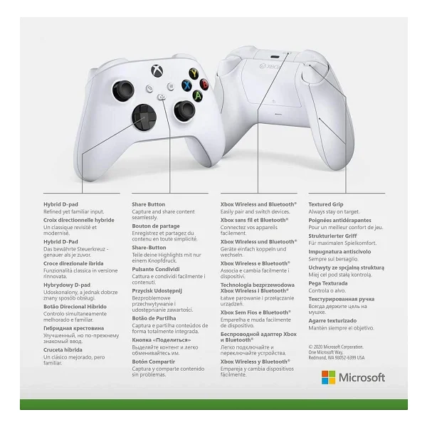 Xbox Series 9. Nesil Beyaz Kablosuz Oyun Kolu - Görsel 8