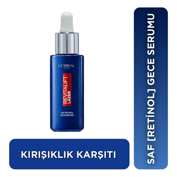 L'Oreal Paris Revitalift Lazer Derin Kırışık Karşıtı Gece 30 ml Retinol Serum - Görsel 9