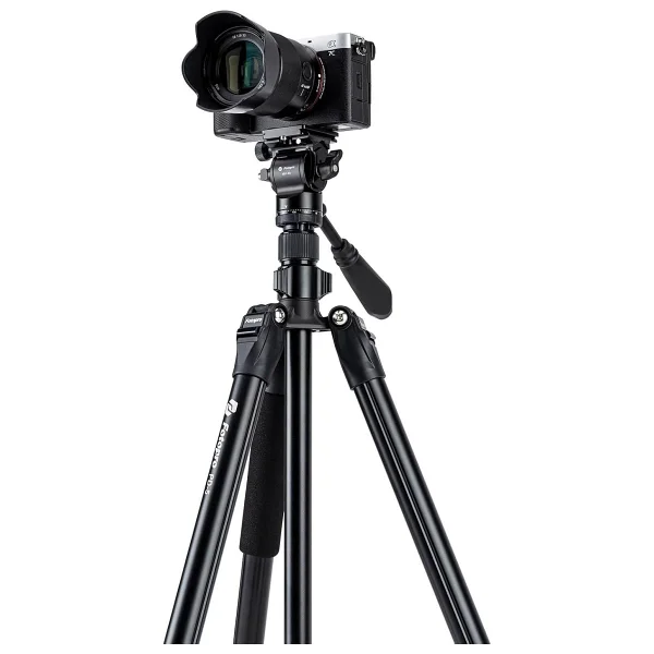 Fotopro PD-5 + MH-2A Tripod - Görsel 10