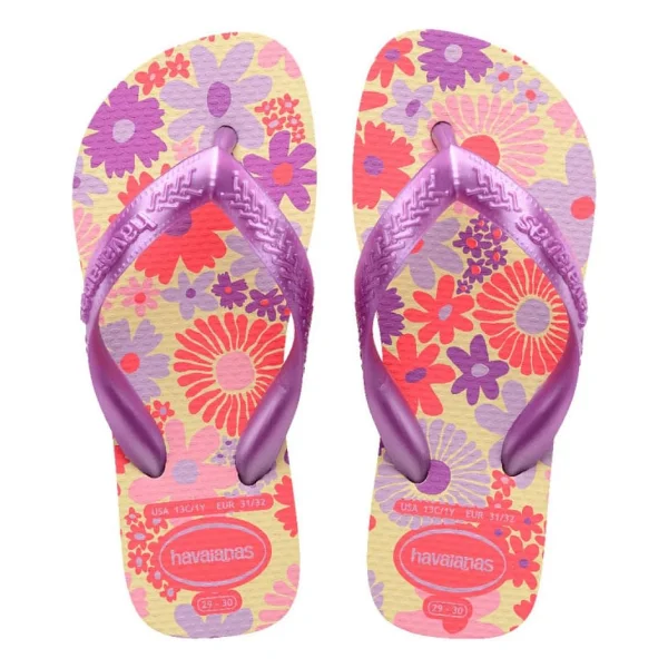 Havaianas Flores 4000052 Kız Çocuk Parmak Arası Terlik - Görsel 10
