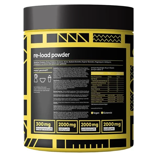 Saf Nutrition Athletics Re-Load Mix 240 gr - Görsel 2