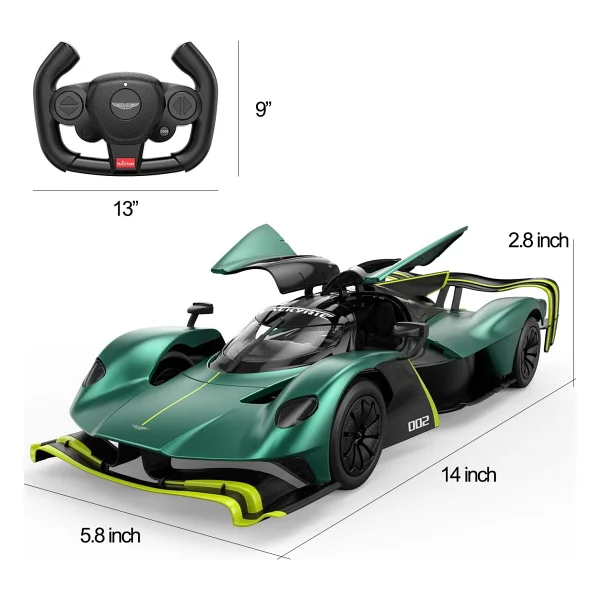 Rastar 1:14 Aston Martin Valkyrie Amr Pro 92100 Uzaktan Kumandalı Araba - Görsel 4
