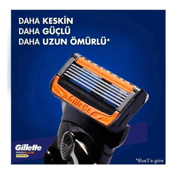 Gillette Fusion 5 Proglide Power 8'li Yedek Tıraş Bıçağı - Görsel 2
