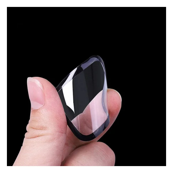 Microcase Apple Watch SE 40 mm Tam Kaplayan Kavisli Ekran Koruyucu 3D Pet Film - Siyah - Görsel 5